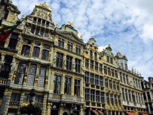 Façades ornées de la Grand-Place de Bruxelles